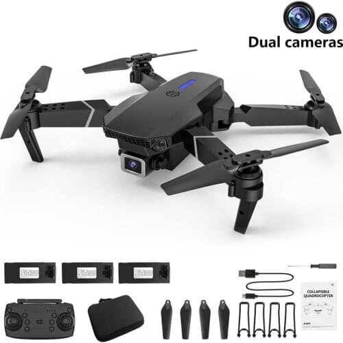 Hot E525 Quadcopter WIFI FPV Drones With Wide Angle 4K Camera Height Hold RC Foldable Quadcopter Dron Gift Toy One Key Landing