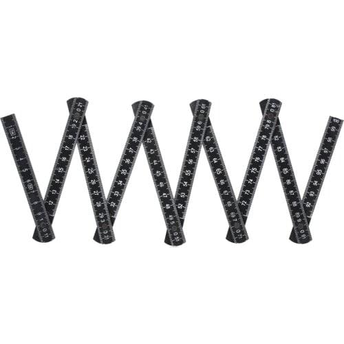 1M 2M Measuring Tool Slide Ten-Parts Fold Up Rulers Folding Versatile Inside Reading Carpenters Ruler Education Meter Mesure