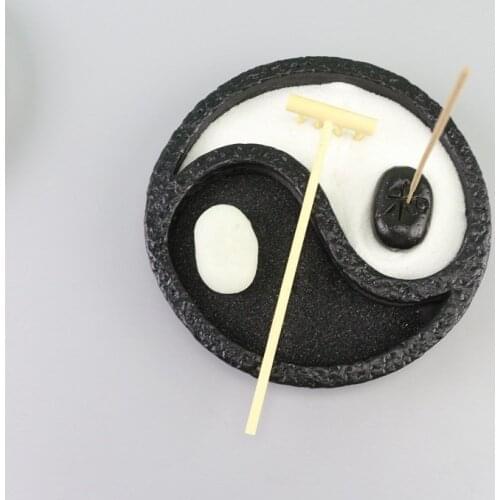 Chinese Taiji Zen-like Sand Table Decoration Resin Micro Landscape Decoration Creative Home Living Feng Shui Decoration Crafts