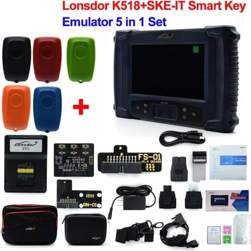 Lonsdor K518ISE Full Version Auto Key Programmer with Odometer Adjustment for All Makes Free for BMW FEM/EDC of SKP1000