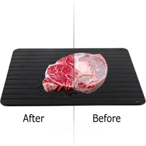 WENXING Fast Defrosting Tray Thaw frozen Food Meat Fruit Quick Defrosting Plate Board Defrost Kitchen Gadget Tool Dropshipping
