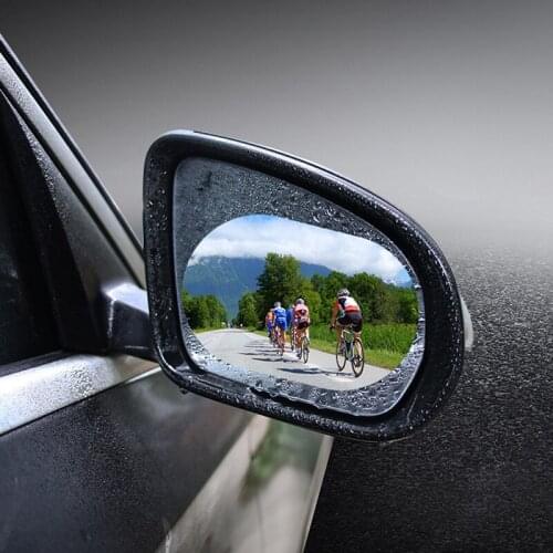 A Pair Of Car Sticker Film Car Mirror Window Clear Film Membrane Anti-glare Waterproof Anti Fog Car Rearview Mirror Protective