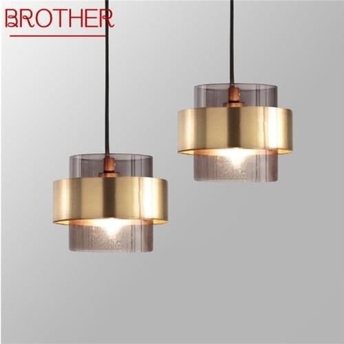 BROTHER Nordic Pendant Light Fixture Modern Simple LED Lamp Decorative For Home Bedroom Dining Room
