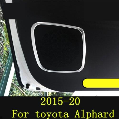 For toyota Alphard 2015-20car styling Tweeter ring dedicated special audio ring Interior decoration high quality car Accessories