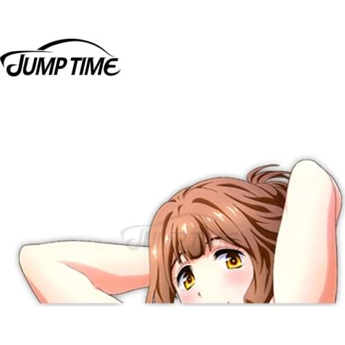 Jump Time Valkyrie Drive Mermaid Kazami Torino 1 5.8 Big Head Anime Peeker Vinyl Decal Waifu Kawaii Girl Car Stickers
