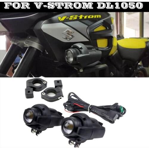 Driving Aux Lights For Suzuki V-Strom DL650/DL1000/DL1050 XT Front Head Light Waterproof Motorcycle Fog Lamp Accessories Parts