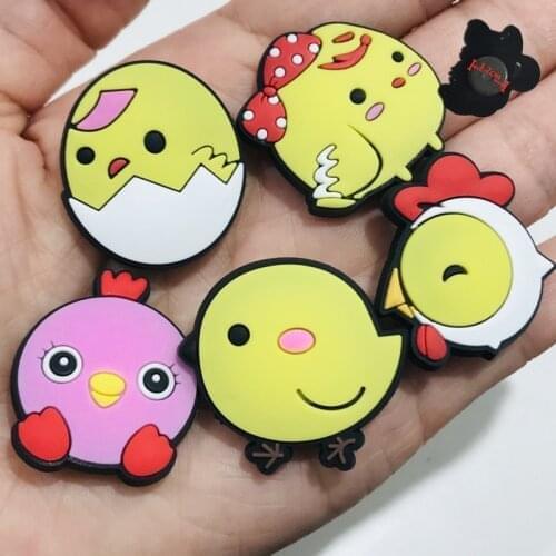 1PCS PVC Kawaii Cartoon Animals Fridge Magnetic Sticker Chicken Egg Refrigerator Magnets Girls Boys Gifts Office Gifts