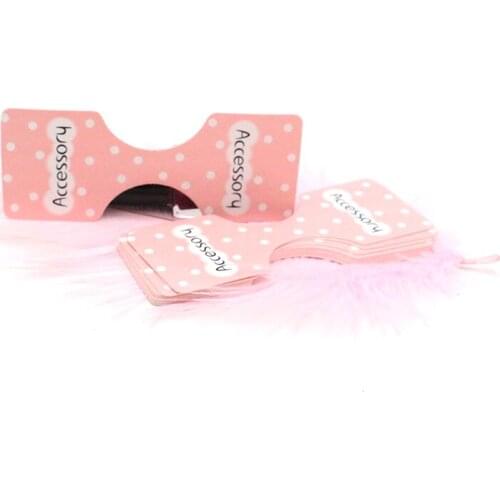 100pcs Kraft Handmade With Flower Jewelry Cards,Necklace/Earring/Hairpin/Pendant Packing Cards Love Jewelry Displays Cards