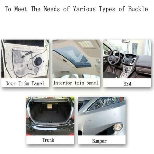 200 Pieces Of Plastic Car Body Thumbtacks, Rivet Fasteners, Screwdriver Decorative Holders Molding U7K6