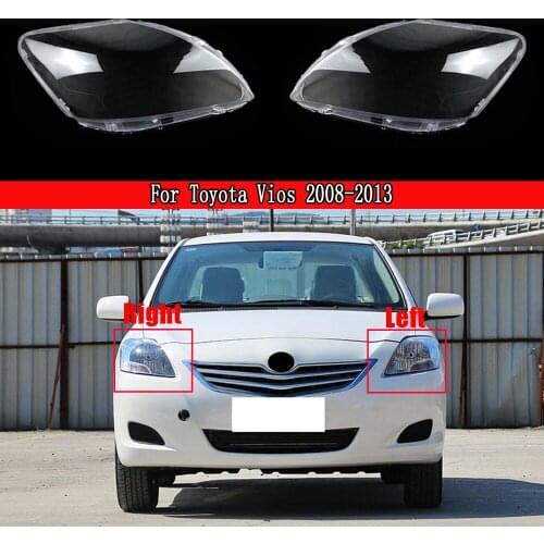 Headlamp Lampshade Lampcover Head Lamp light Covers glass Lens Shell Caps For Toyota Vios 2008-2013 Car Replacement Auto Shell