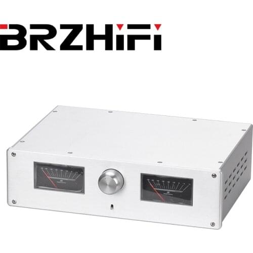 BRZHIFI Retro Chassis Model 3610 Pre-stage Amplifier Enclosure Customized Audio Amp Case DIY Aluminum Box