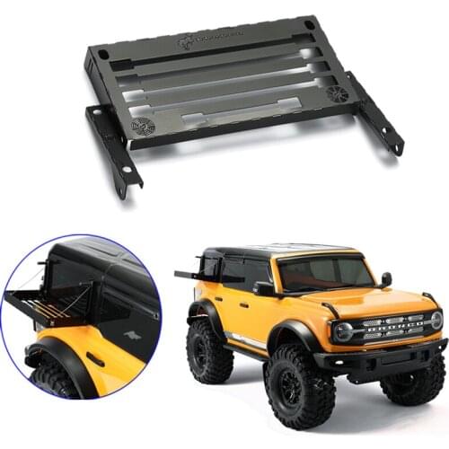 DJC TRAXXAS TRX4 Meal Tool Box Camp Table Plate Open Cover Folding Board TRX-4 Bronco RC Car Upgrade Accessories rc carros