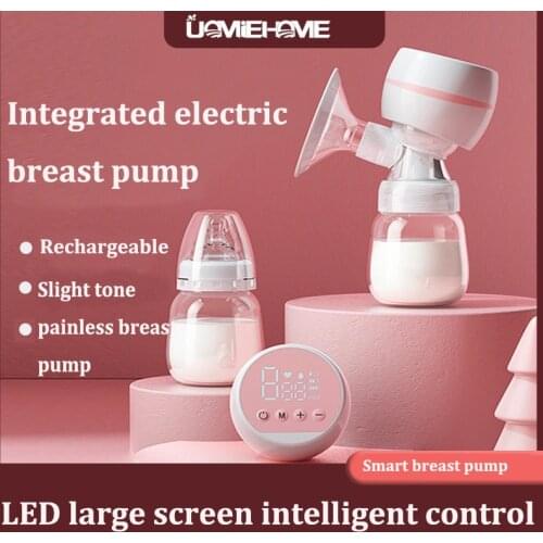 Electric Breast Pump Milker Suction Large Automatic Massage Postpartum Milk Maker PP silicone LED Display 180ml Bebes Accesorios