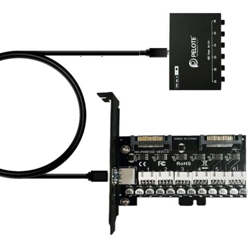 HD-PW6102 SATA drive switcher HDD Power Switch Control hard drive selector For Desktop PC computer