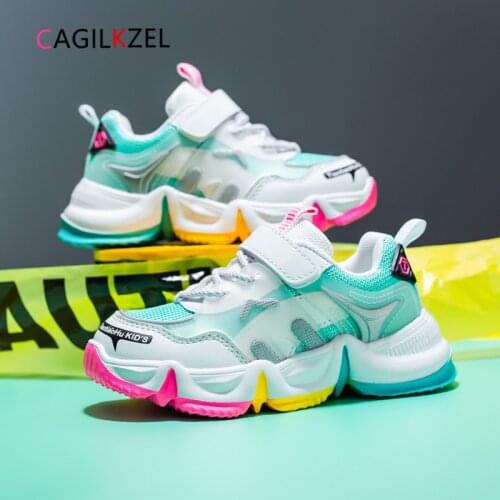 New Summer Children Shoes Girls Breathable Mesh Kids Sneakers For Girls Shoes Casual Comfortable Kids Shoes Chaussure Enfant