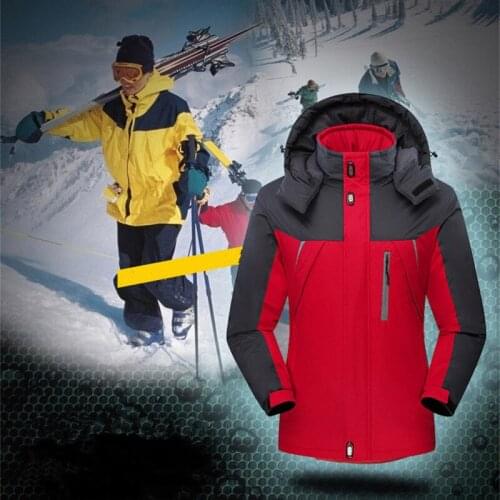 Outdoor Jackets Couple Ski Coats Windproof Fleece Windbreaker Mountaineering Suit Waterproof Clothing Skiwear For Camping Hiking