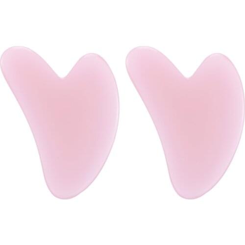 Heart-shaped Natural Resin Scraping Board Meridians Massage Body Massager Hand-held Mini Massager Massage Board