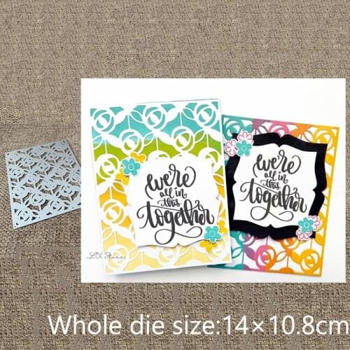 XLDesign Craft Metal Cutting Dies stencil mold Wall Flowers Cover Plate scrapbook Album Paper Card Craft Embossing die cuts