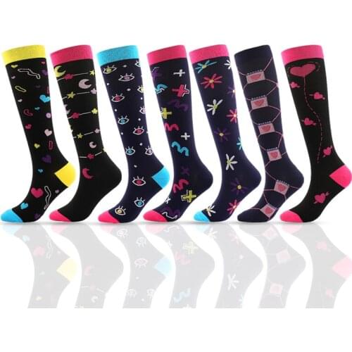 Unisex Compression Stockings Original New Fitness Outdoor Sports Socks Relieve Pain Cycling Socks Varicose Socks