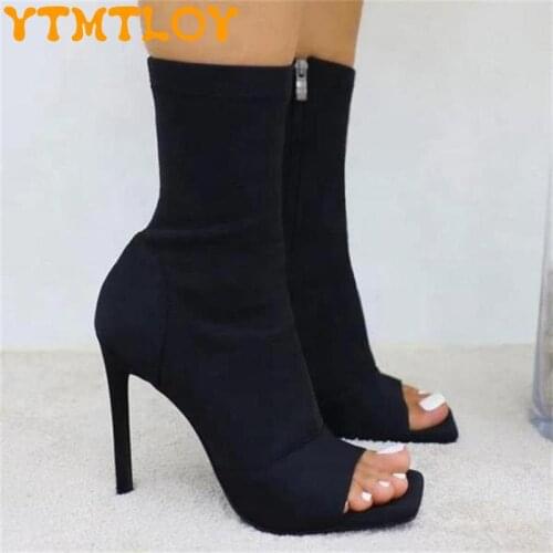 New womens sandals boots high heels spring and autumn ladies shoes women fashion open toe sandals party wedding stiletto heels