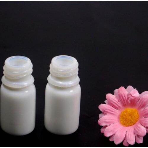 50pcs 5ml mini empty porcelain white naked bottle easy to carry