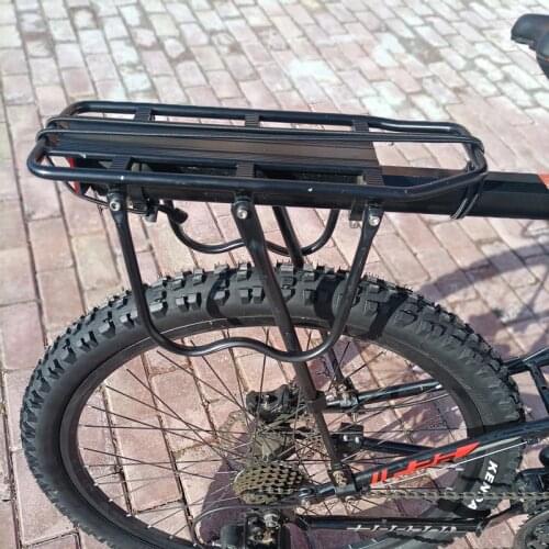 Deemount Bicycle Luggage Carrier Cargo Rear Rack Shelf Cycling Bag Stand Holder Trunk Fit 20-29'' Mtb &4.0'' Fat Bike 2021