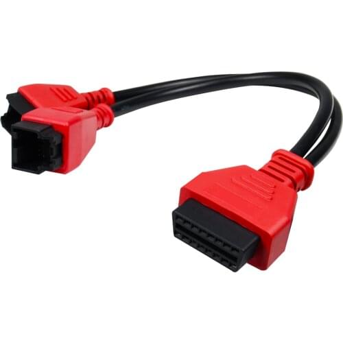 High quality For Chrysler cable 12+8 connector works for LAUNCH X431/OBDSTAR/Autel Maxisys for chrysler 12 8 adapter cable