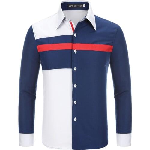 WEILIFENG Men's Long Shirts