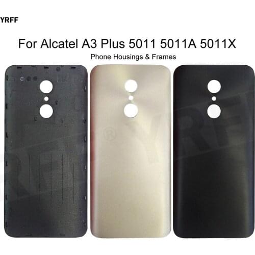 For Alcatel A3 Plus 5011 5011A 5011X Battery Back Cover Door Housing Frames Plastic Case