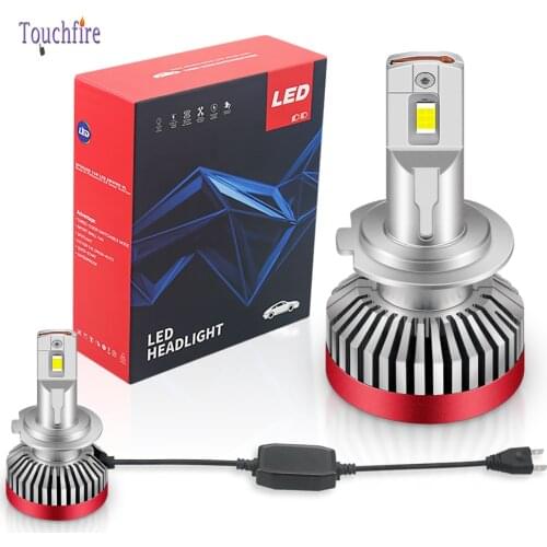 2Pcs 6500K Cold White 110W CSP 3570 6 Chip H1 H7 H8 H11 Canbus NO ERROR Car Headlight Bulb HB3 125000LM Auto Light LED Kit 12V