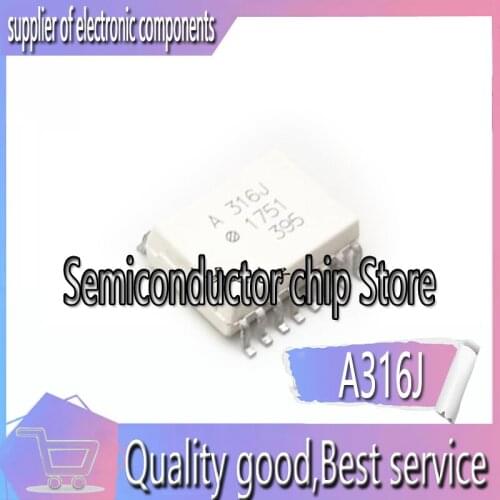 5 PCS new home furnishings A316J HCPL - 316 - j HCPL - A316J SOP16 light coupling imported chips