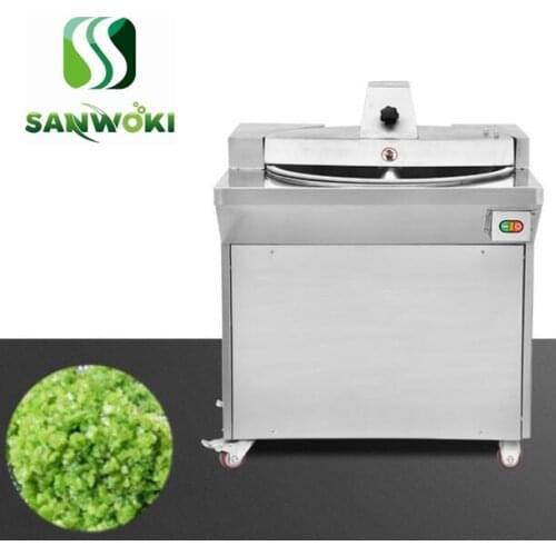 80kg/h output capacity mix meat mincer machine shallot onion dicing machine vegetable bowl cutter machine meat cutter