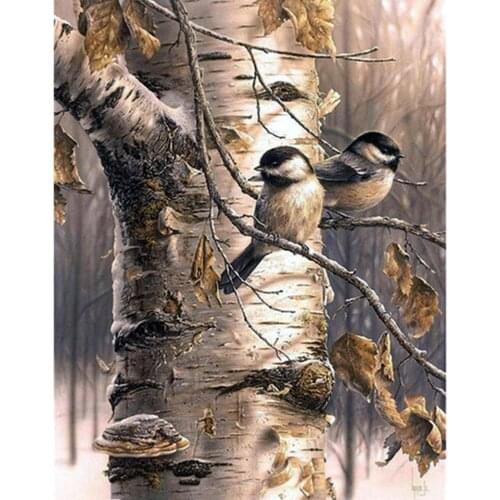 DIY 5D Diamond Painting Birds landscape Cross Stitch Kit Full Diamond Embroidery Animal Mosaic Picture of Rhinestones Home Decor