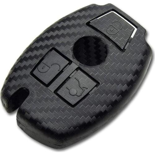 Carbon Fiber Smart Key Fob Case for MERCEDES BENZ A B C CLA CLS E G GL GLA GLC GLE GLK GLS GT M R S SL SLC SLK SLS CLASS