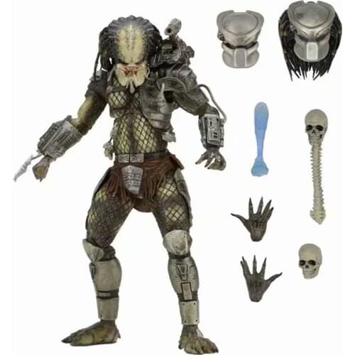 NECA Avp Aliens Vs Predator Series Alien Covenant Elder Predator Serpent Hunter Youngblood Predator Movie Toys Action Figures