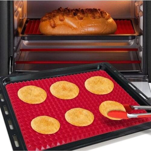 BPA Free Baking Tools Pyramid SILICONE BAKING Pad Barbecue Pad Plate Barbecue Net Insulation Pad Food Grade Baking Pad