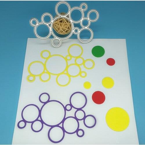 12 different sizes of circle metal cutting die for scrapbooks, photo albums, greeting cards, decoration, DIY, handmade art