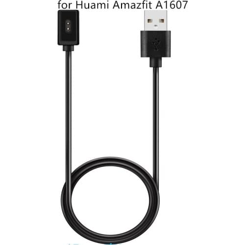 30pcs Smart Watch Magnetic Charging Cable USB Cradle Charger Dock for XiaoMi Huami Amazfit A1607 Fitness Tracker Charging Cable
