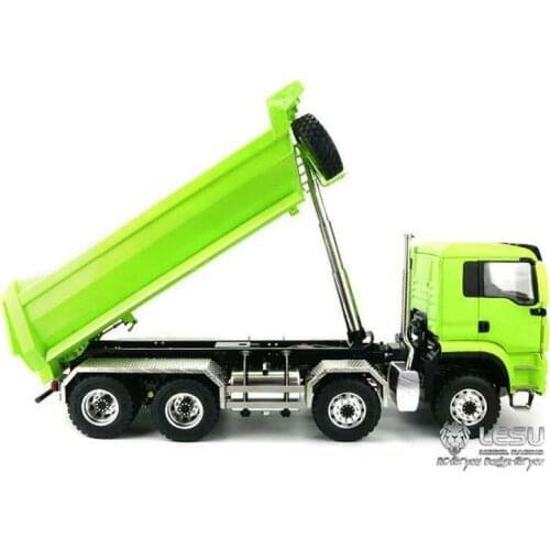 1/14 LESU RC TMY MAN 8*8 Front Hydraulic Dumper Truck Metal Tipper Model DIY TH02555-SMT2