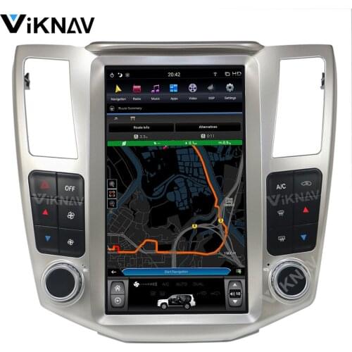 Multimedia player 11.8 inch Android for Lexus RX300 330 350 400h 2004-2008 stereo vertical screen GPS navigator radio DVD player