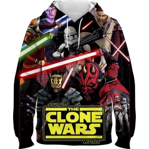 New Cool Men Women Children Star Wars Sweatshirts 3D Print Pullover Long Sleeve Boy Girl Kids Hoodies Streetwear Casual Tops