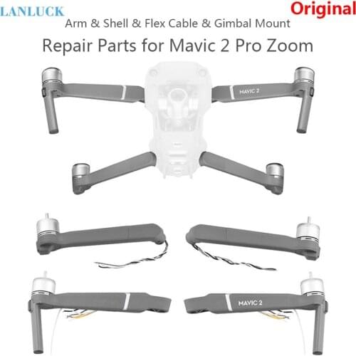 New Repair Parts for DJI Mavic 2 Pro Zoom Leg Arm Gimbal Mount Flex Signal Ribbon Cable Top Bottom Shell Frame Parts