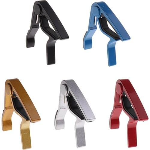 High Quality Aluminium Alloy New Electric Guitar Capo Trigger Quick Change Key Clamp Guitar Capo for Tone Adjusting