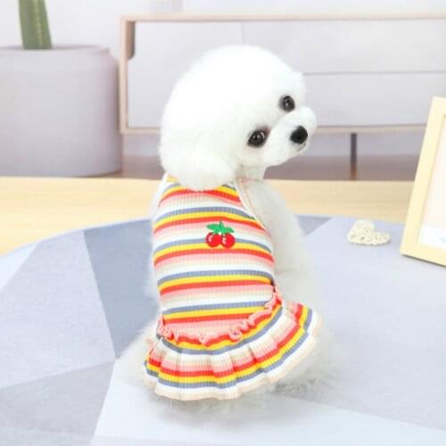 Dog Clothes Summer Pets Chihuahua tshirt skirt Puppy Dog Clothes Pet Cat Vest for Small Medium Dogs Puppy Outfit