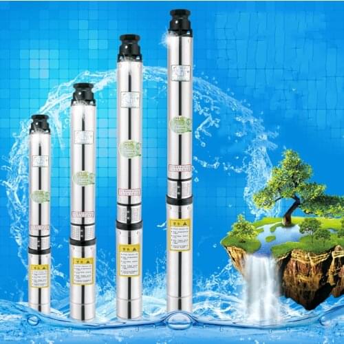 2 yeras warranty 220v water pump 107m automatic pump 220v 2T/h submersible pump deep well for submersible deep water well pump