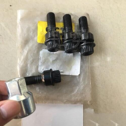 Car 1 set of wheel bolts 2009-2016Por sch ePa nam era9 11C arr era wheel hub anti-theft key anti-theft screw assembly