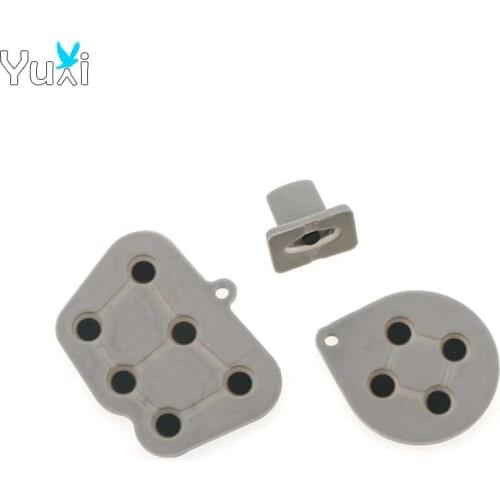 YuXi 1set Replacement part for Sega Saturn SS Controller Conductive Rubber Pad Button Start Key Pads Button