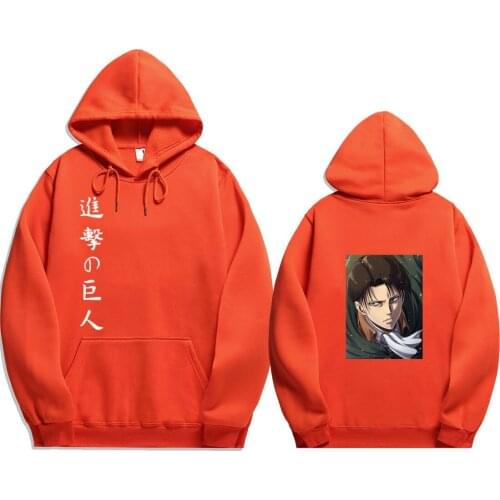 Spring Summer Sweatshirt Anime Attack on Titan Pullovers Tops Long Sleeves Hoodie Neutral Cloth hoodies Harajuku Lightweight