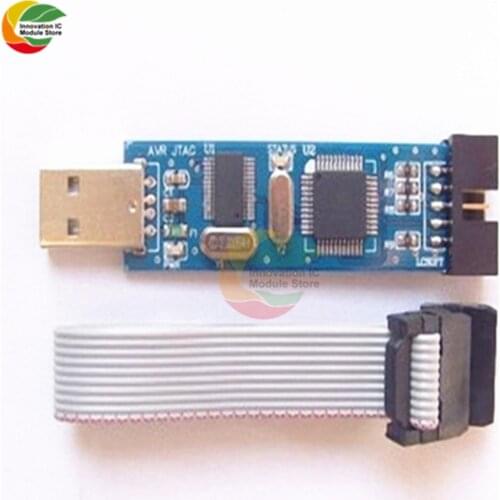 Ziqqucu AVR JTAG ICE USB Emulator Debugger Programmer Downloader with Cable for Arduino