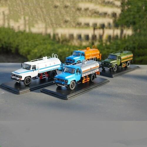 1/43 The original second automobile Dongfeng 140 oil tanker sprinkler EQ240 cargo classic truck alloy casting car model